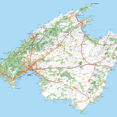 Kaart Mallorca