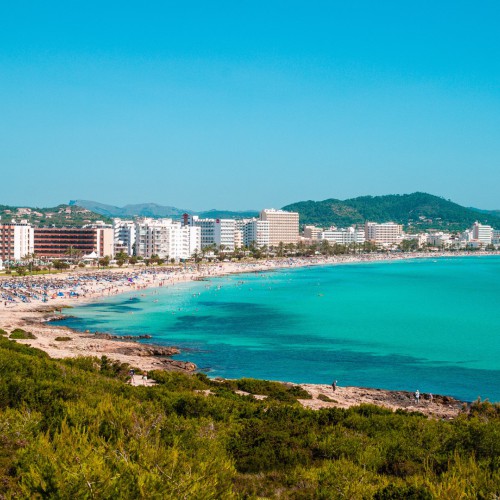 Überblick Strand Cala Millor