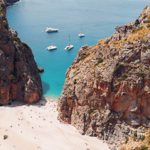 Sa Calobra Foto aus der Luft